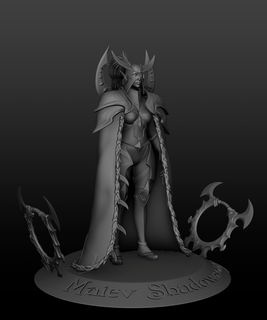 maiev canto sombras 3d print model - Mito3D