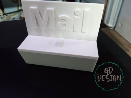 boites lettres courrier boîte cor Accueil maison usps UPS fedex gamins chambre 3d print model - Mito3D