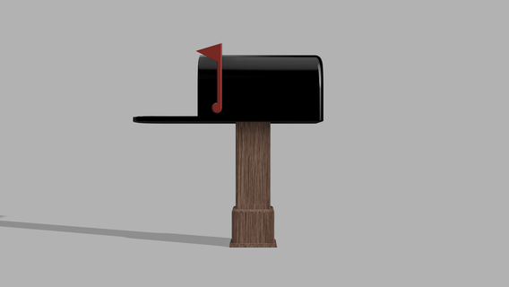 mailbox hide 3d print model - Mito3D