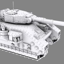 Principal batalha tanque jogos leman russ predador espaço marinho astra militarum martelo guerra tabela 40k procuração 3ds caos 3dsmayhem Mike Howard 3d print model - Mito3D