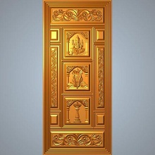 principal puerta Ganesha Kalusha deepam 3d print model - Mito3D