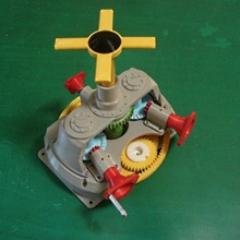 main gear box helicopter driven 2-engines tool mgb 3d print model - Mito3D