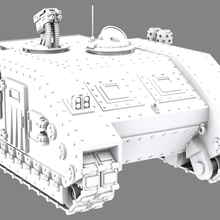 main transport rhino space marine astra militarum warhammer table top 40k proxy 3ds mayhem 3dsmayhem mike howard 3d print model - Mito3D