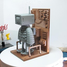 maintenance charging station thugbot robot sold separately art toy designer retro 3d print model - Mito3D