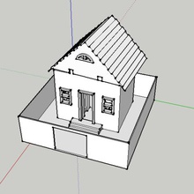 maison 3d casa 3 camere decorazione architettura 3d print model - Mito3D