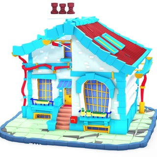 Maison ev çocuk okul öncesi oyuncak 3d model çocuklar kasaba 3d print model - Mito3D