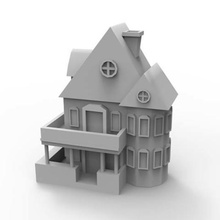 maison architecture jouet decoration miniature 3d print model - Mito3D