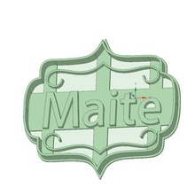 maite cookie cutter strumento biscotto crackers 3d print model - Mito3D
