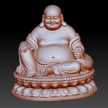 bouddha maitreya art caractère le bouddhisme religon dieu la cnc statue sculpture imprimable tradition chine japon 3d print model - Mito3D