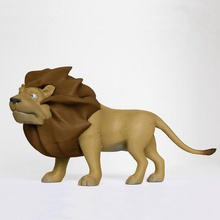 majestueux lion l'art 3d print model - Mito3D