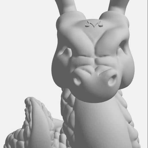 Majin cali Drago 3D print model - Mito3D