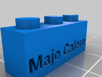 majocalerokrugersimple personnalisé panneaux logos 3d print model - Mito3D