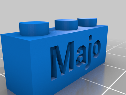 majokrugersimple personnalisé panneaux logos 3d print model - Mito3D