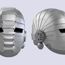 majör batı kask kayıp Uzay 1998 kopya destek Kostüm oyunu maske baş zırh 3d print model - Mito3D
