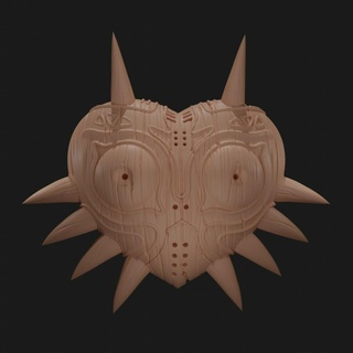 Maggiora's maschera zelda collegamento 3d print model - Mito3D