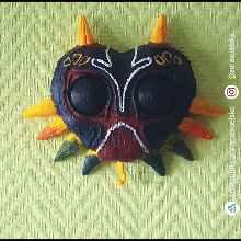 majoras mask - key holder gadget zelda mario link nintendo toy game art stl 3dprint 3d print model - Mito3D