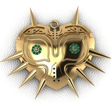 majoras masque bijoux breloques masl Zelda 3d print model - Mito3D
