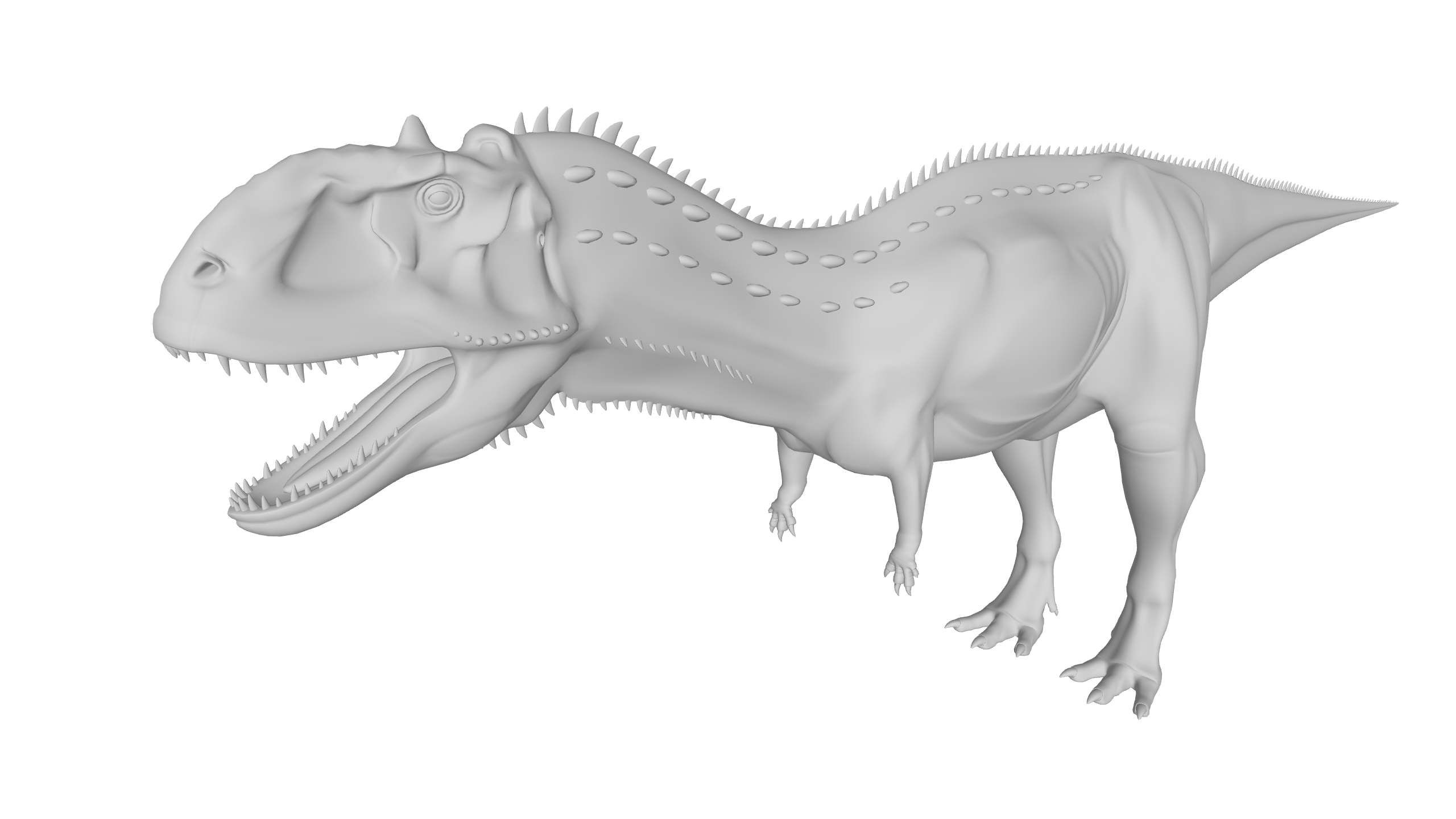 majungasaurus dinosaur 3D print model - Mito3D