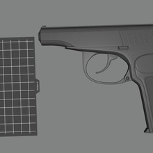pistolet makarov divers 3d print model - Mito3D