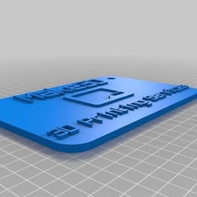 make3d sign art signs logos customized 3d print model - Mito3D