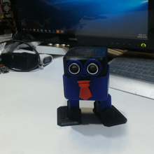 make ottobot open source dancebot gadget otto little bot littlebot robo robot 3d print model - Mito3D