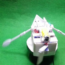 hacer botes de remo autómata controlado por smartphone art barco 3d print model - Mito3D