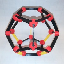 kendi platonik dodecahedron olun sanat matematik 3d print model - Mito3D
