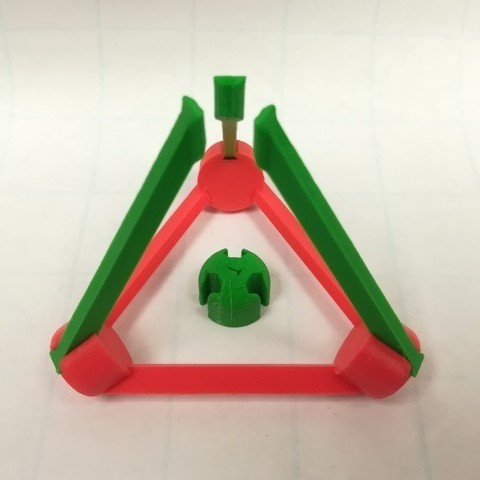 fare il vostro proprio platonico tetraedro art matematica arte 3D print model - Mito3D