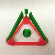 make your own platonic tetrahedron art math 3d print model - Mito3D