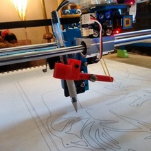 Makeblock drawbot xy plotter dolma kalem Kulp destek Sanat arduino araçlar 3d print model - Mito3D