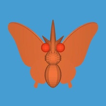 pokemon zehir böcek vahşi kızgın orman pika pokeball kül anime karikatür oyunlar oyuncaklar 3d print model - Mito3D