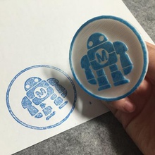 maker faire robot stamp tool 3d print model - Mito3D