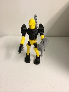 fabricante hombre construcción juguetes modiochallenge robot juguete 3d print model - Mito3D