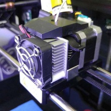 makerbot 2 fan heat sink spacer 2x noise rattling 3d_printer_parts 3d print model - Mito3D