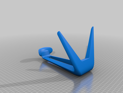 makerbot headphone stand curved rest audio 3d print model - Mito3D