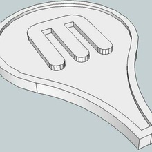Makerbot Karte Wegpunkt 3d print model - Mito3D