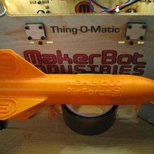 Makerbot Rakete v1 vermanschen openscad Platz Monat 3d print model - Mito3D
