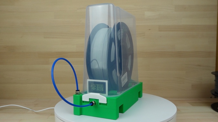 makerbulls filament box dry holder 3d print model - Mito3D
