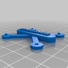 Makerwiz zangão chaveiro chaveiros 3d print model - Mito3D
