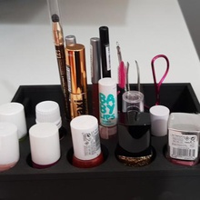 makeup organizer fashion make up box lipstick holder 3d print model - Mito3D
