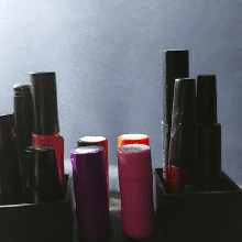 makeup organizer fashion eyeliner mascara lipstick 3d print model - Mito3D