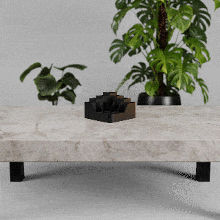 trucco organizzatore minimalista casa moderno donna regalo per fidanzata 3d print model - Mito3D