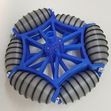 makewiths - sizeable omniwheel diy 3d print model - Mito3D