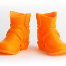 makies cowboy boots game accessories dolls dress-up shoes toys toy 3d print model - Mito3D