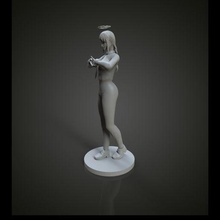 makima motosierra 3d modelo stl impresión Arte respeto denji anime manga goku naruto trozo jiujitsu Kaisen demonio figura escultura 3d print model - Mito3D