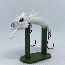 fabrication dragon leurre truite lent naufrage outil pêche 3d print model - Mito3D