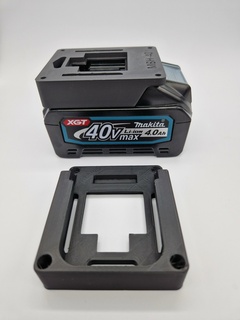 makita 40v battery holder - 2k3d tool mount bracket 3d print model - Mito3D