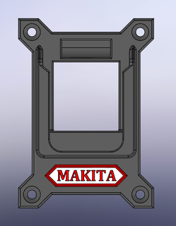 Makita Batterie Halter Unterstützung Werkzeuge Makita wiederaufladbar Batterie 18v Halter Unterstützung 3d print model - Mito3D