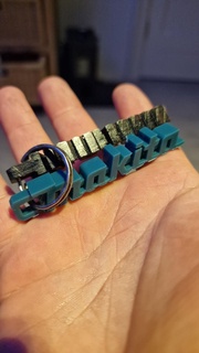 makita keychain accesories 3d print model - Mito3D