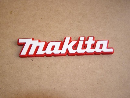 Makita logo üretici firma yüksek kalite araçlar 3d print model - Mito3D